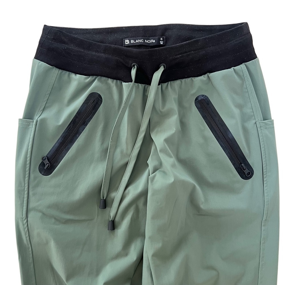 Blanc Noir Olive Green Joggers - Size XS - Picture 2 of 4